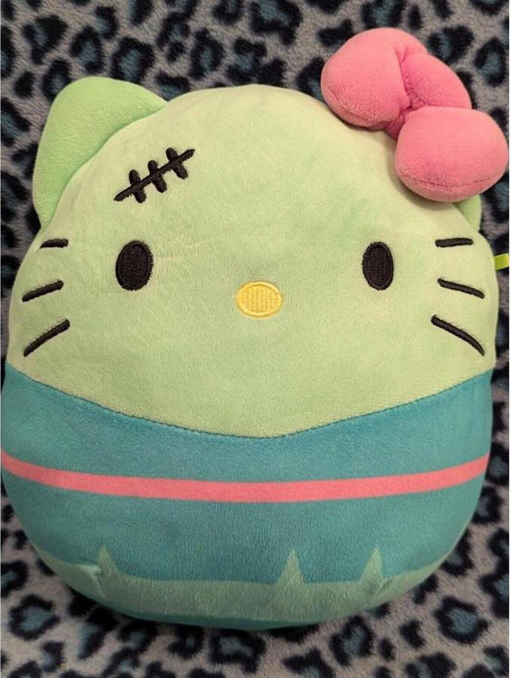 Squishmallows Sanrio 2025 Halloween 8" Hello Kitty Frankenstein Plush